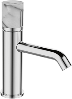 Смеситель для раковины Bronze de Luxe Focus 24601CM хром, мрамор