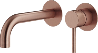 Смеситель для раковины Plumberia Selection Ixo KITXO1135RS210 С ВНУТРЕННЕЙ ЧАСТЬЮ, брашированная мед
