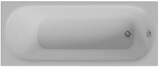 Акриловая ванна AQUATEK Лугано LUG160-0000001 без опоры 160x70 см, пристенная, белая