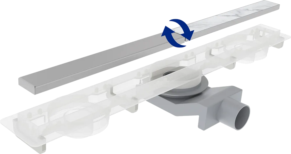 Душевой трап (лоток) Plumberia Selection PSM Modular 70 см, нержавеющая сталь матовая Sancos — официальный сайт