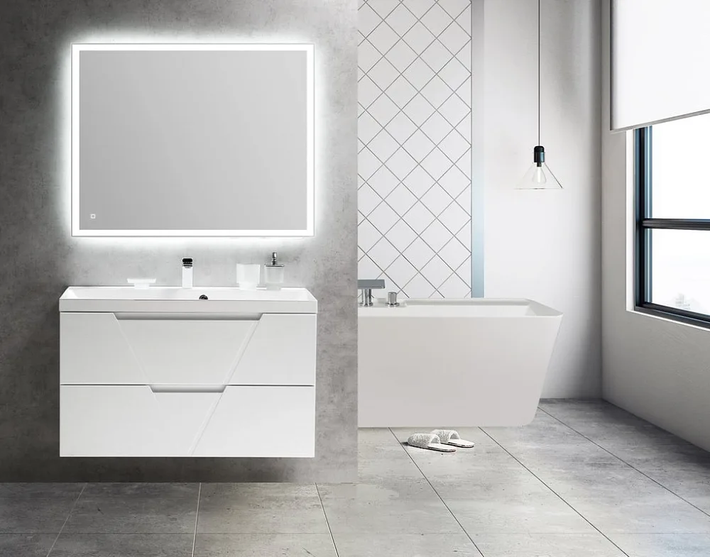 Тумба под раковину без столешницы BelBagno Vittoria 100 подвесная, bianco opaco Sancos — официальный сайт
