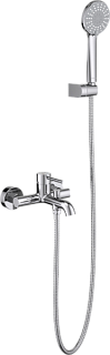 Смеситель для ванны с душем AQUATEK Европа AQ1349CR, хром