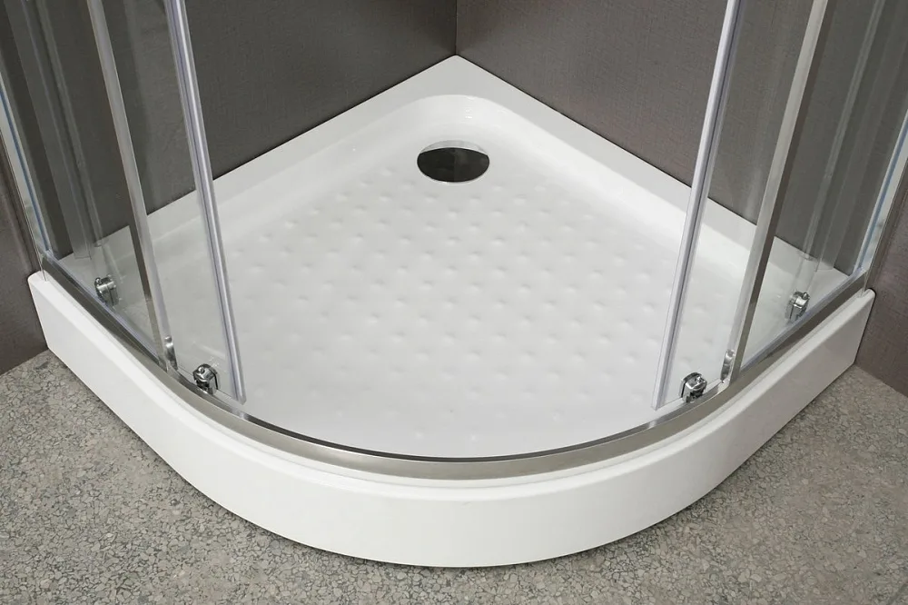 Душевой уголок BelBagno Uno -195 R 2 80 P Cr стекло текстурное Sancos — официальный сайт