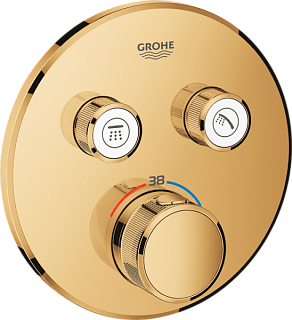 Термостатический смеситель встраиваемый Grohe Grohtherm SmartControl 29119GL0 для душа, холодный рас