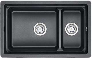 Мойка кухонная Granula Kitchen Space 7304U, шварц