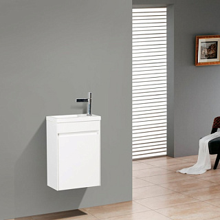 Тумба под раковину без столешницы BelBagno Pietra Mini 46 L bianco lucido