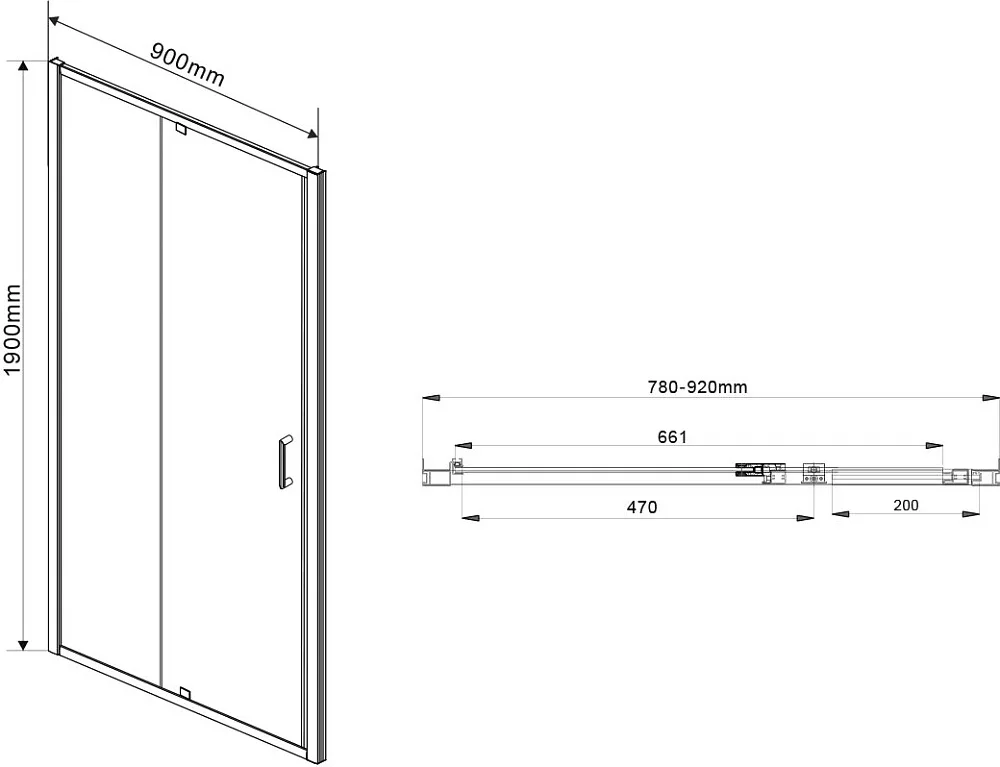 Душевой уголок Vincea Intra VSR-1I809080CL 90x80 см, профиль хром, стекло прозрачное Sancos — официальный сайт