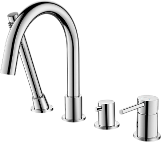 Смеситель на борт ванны AQUATEK Европа AQ1348CR, хром