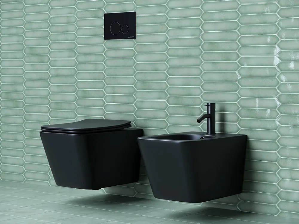 Унитаз подвесной Ceramicanova Metric CN3007MB Sancos — официальный сайт