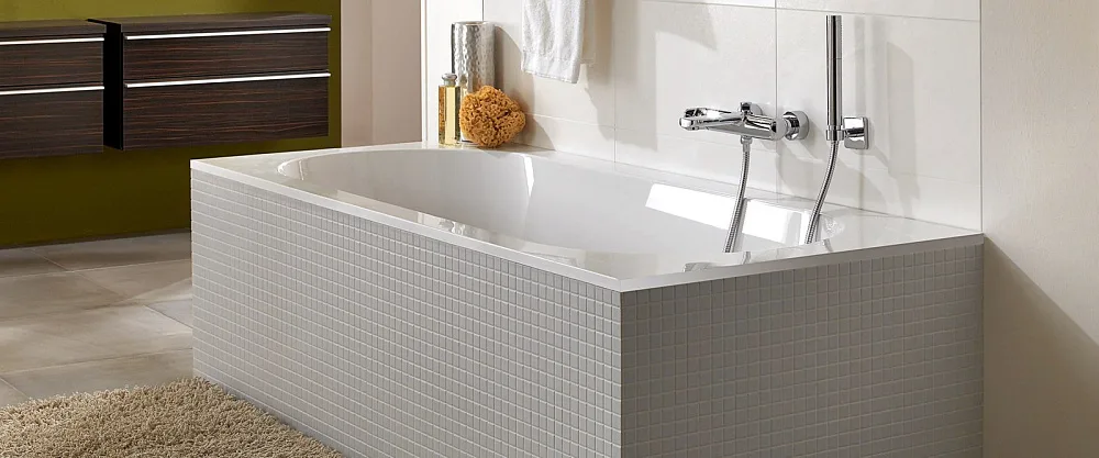 Акриловая ванна Villeroy & Boch Oberon UBQ199OBE2V-01 190x90 см, встраиваемая, цвет альпийский белый Sancos — официальный сайт
