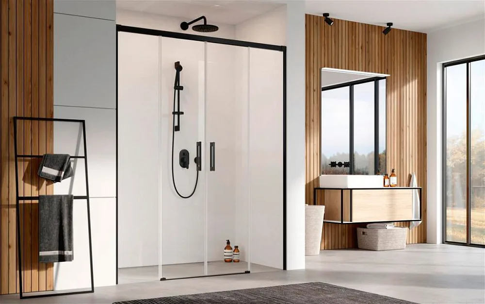 Душевая дверь в нишу Radaway Idea Black DWD 170 Sancos — официальный сайт