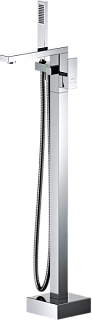 Напольный смеситель для ванны с душем AQUATEK Либра AQ1645CR, С ВНУТРЕННЕЙ ЧАСТЬЮ, хром