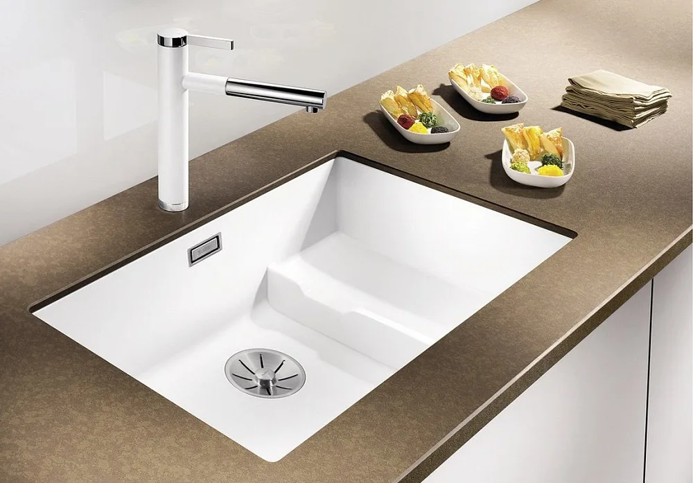 Смеситель для кухни Blanco Linee-S Silgranit 518441 Sancos — официальный сайт
