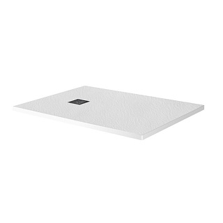 Поддон для душа BelBagno Uno TRAY-MR-UNO-AH-100/80-35-W-NO 100х80, белый, с сифоном