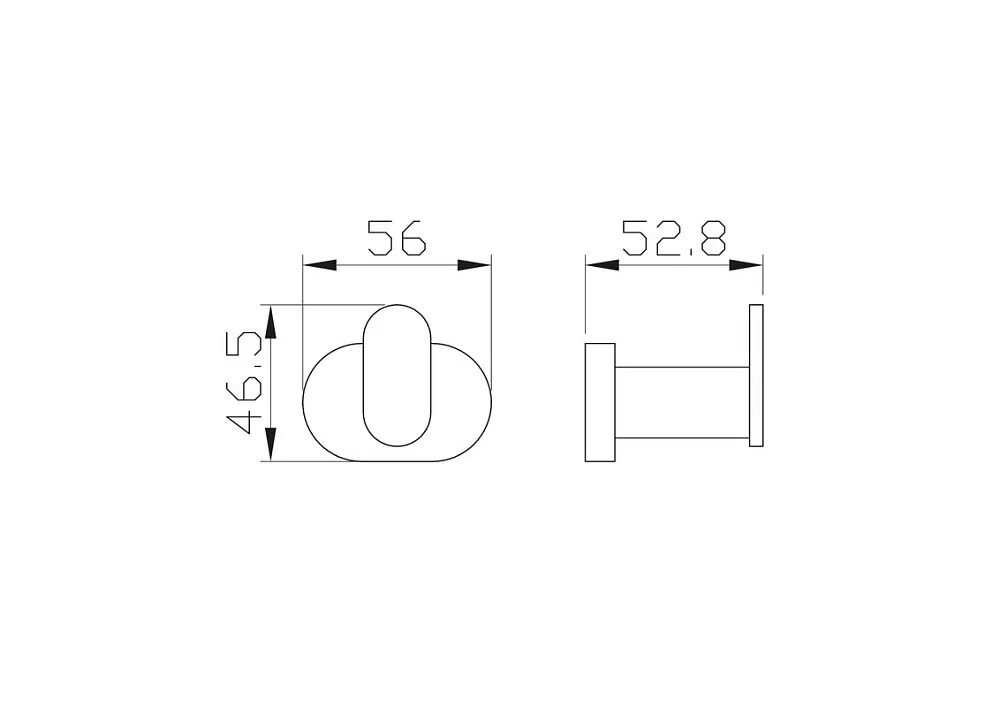 Крючок Wonzon & Woghand WW-8415-LG глянцевое золото Sancos — официальный сайт