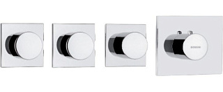 Термостатический смеситель встраиваемый Bossini OKI 3 Outlets LP Z031205 для ванны с душем, хром