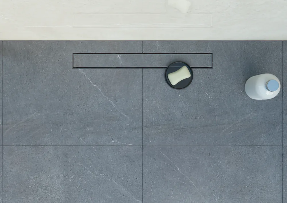 Душевой трап (лоток) Pestan Confluo Frameless Line 850, матовый хром Sancos — официальный сайт