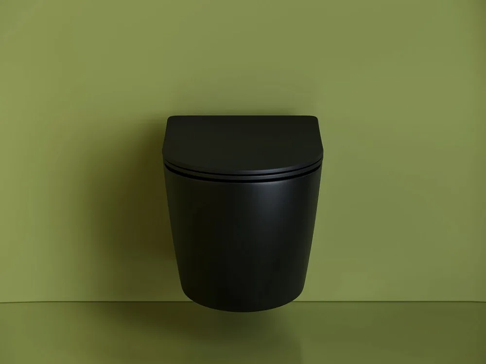 Унитаз подвесной Ceramicanova Uno Rimless CN11001MB Sancos — официальный сайт