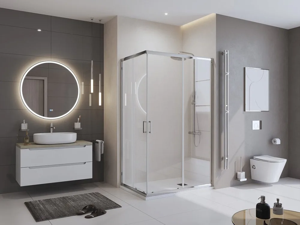 Поддон для душа BelBagno Uno TRAY-MR-UNO-AH-100/80-35-W-NO 100х80, белый, с сифоном Sancos — официальный сайт