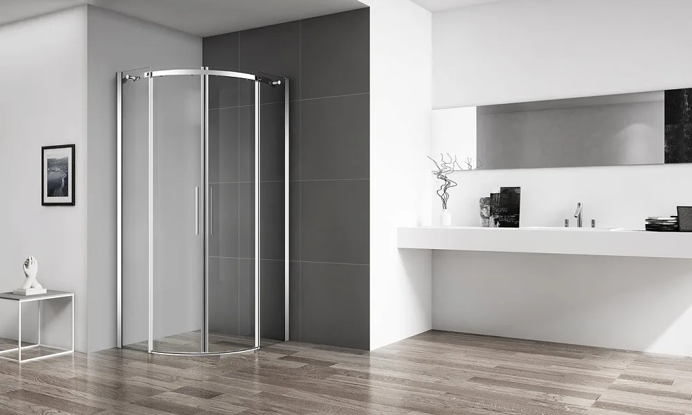 Душевой уголок BelBagno Acqua R-2-100-C-Cr профиль хром Sancos — официальный сайт