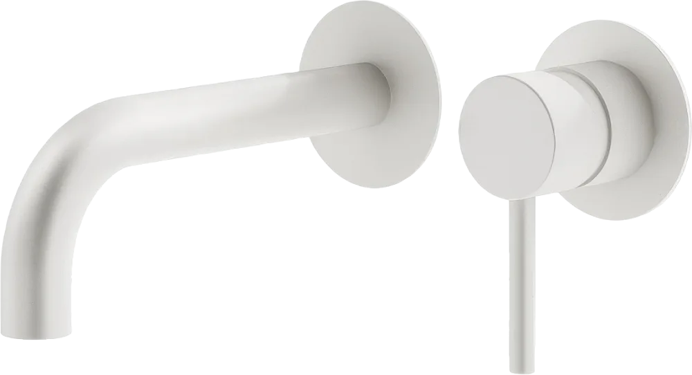 Смеситель для раковины Plumberia Selection Ixo KITXO1135BO210 С ВНУТРЕННЕЙ ЧАСТЬЮ, матовый белый Sancos — официальный сайт