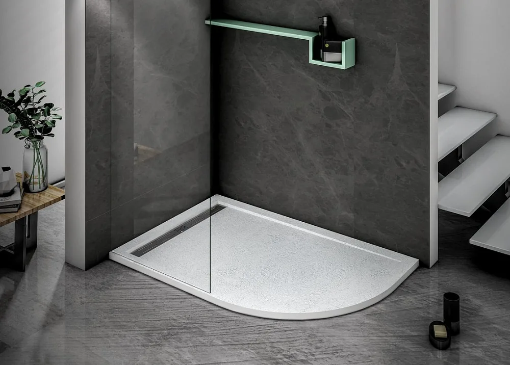 Поддон для душа Cezares Tray TRAY-AS-RH-120/90-550-30-W-L R120х90 L Sancos — официальный сайт