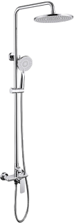 Душевая стойка Abber Weiss Insel AF8020, хром