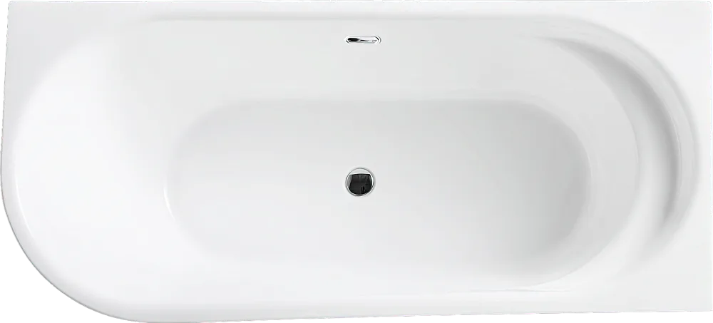 Акриловая ванна BelBagno BB410-1700-780-R без опоры 170x80 см, правая, пристенная, белая, со сливом- Sancos — официальный сайт