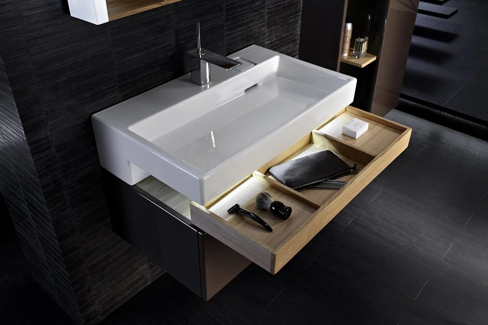 Мебельная раковина Jacob Delafon Terrace EXE9112 60 см с подсветкой Sancos — официальный сайт