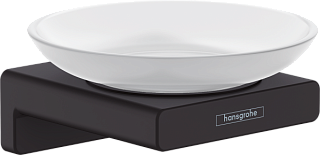 Мыльница Hansgrohe AddStoris 41746670 матовый черный