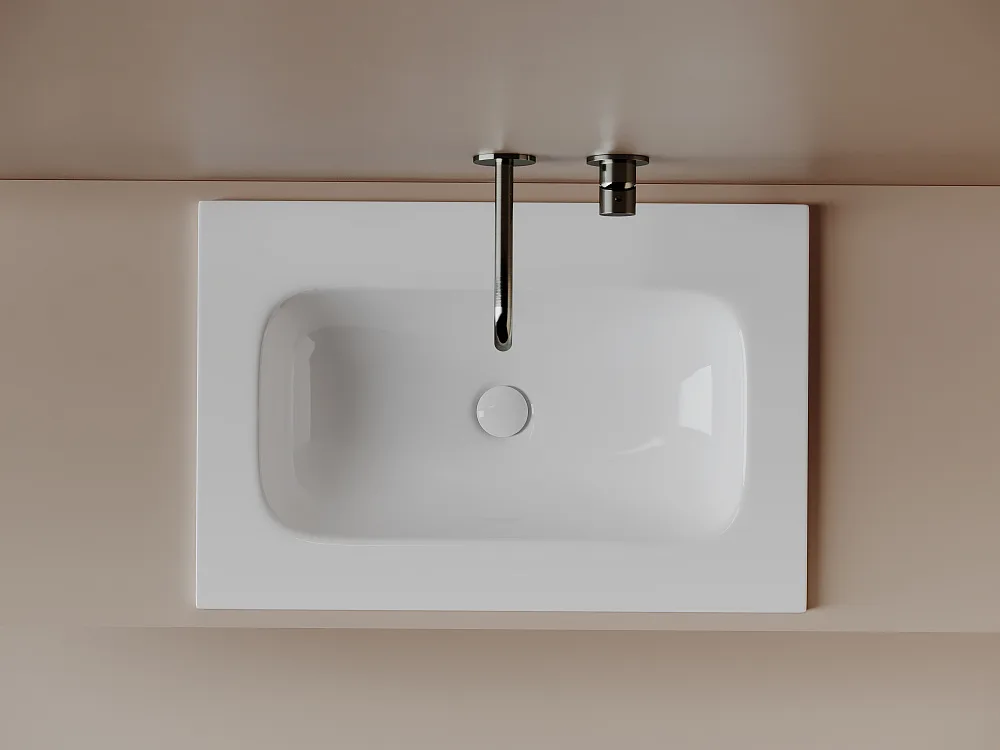 Мебельная раковина Ceramicanova Grace CN7031wx, белая Sancos — официальный сайт