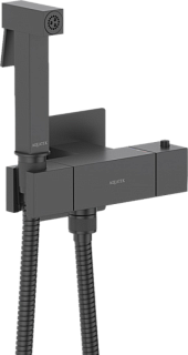 Гигиенический душ AQUATEK Либра AQ1028MB со смесителем, С ВНУТРЕННЕЙ ЧАСТЬЮ, матовый черный