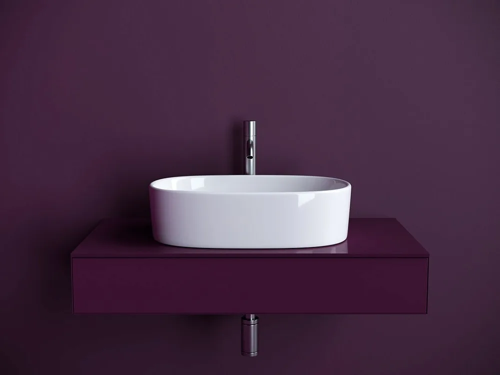 Накладная раковина Ceramicanova Element CN6075 белая глянцевая Sancos — официальный сайт