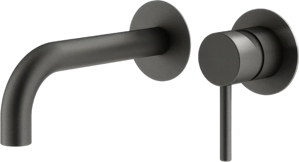 Смеситель для раковины Plumberia Selection Ixo KITXO1135GR250 С ВНУТРЕННЕЙ ЧАСТЬЮ, матовый графит Sancos — официальный сайт