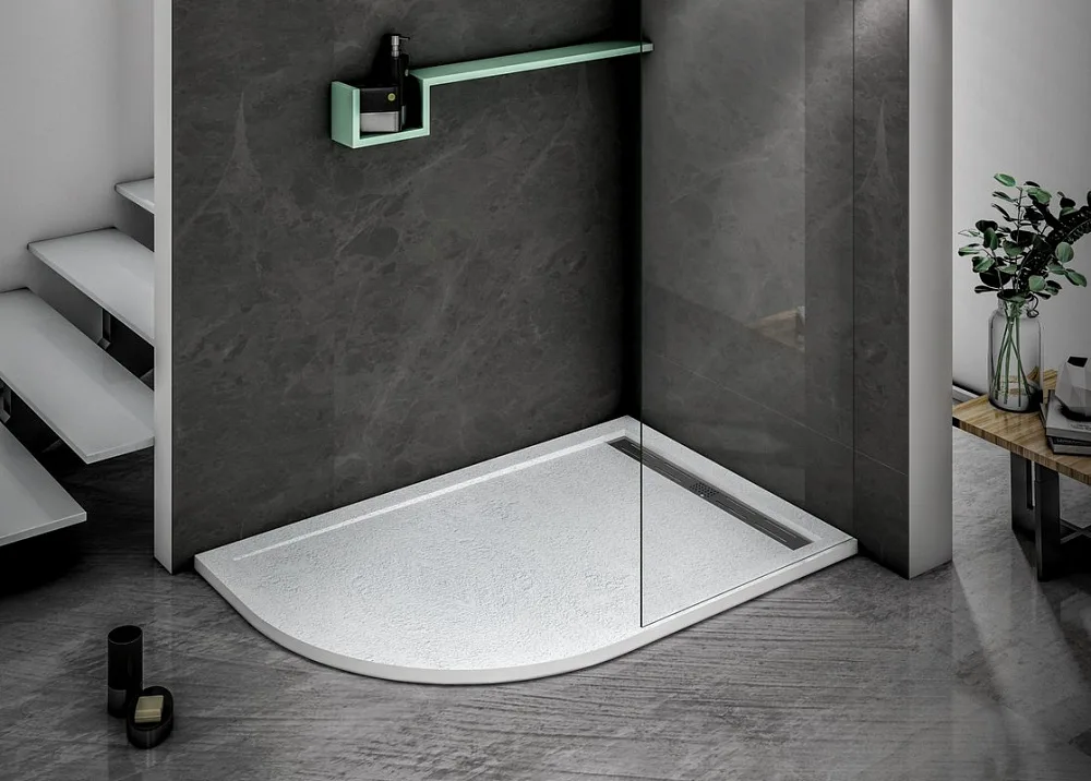 Поддон для душа Cezares Tray TRAY-AS-RH-120/90-550-30-W-R R120х90 R Sancos — официальный сайт
