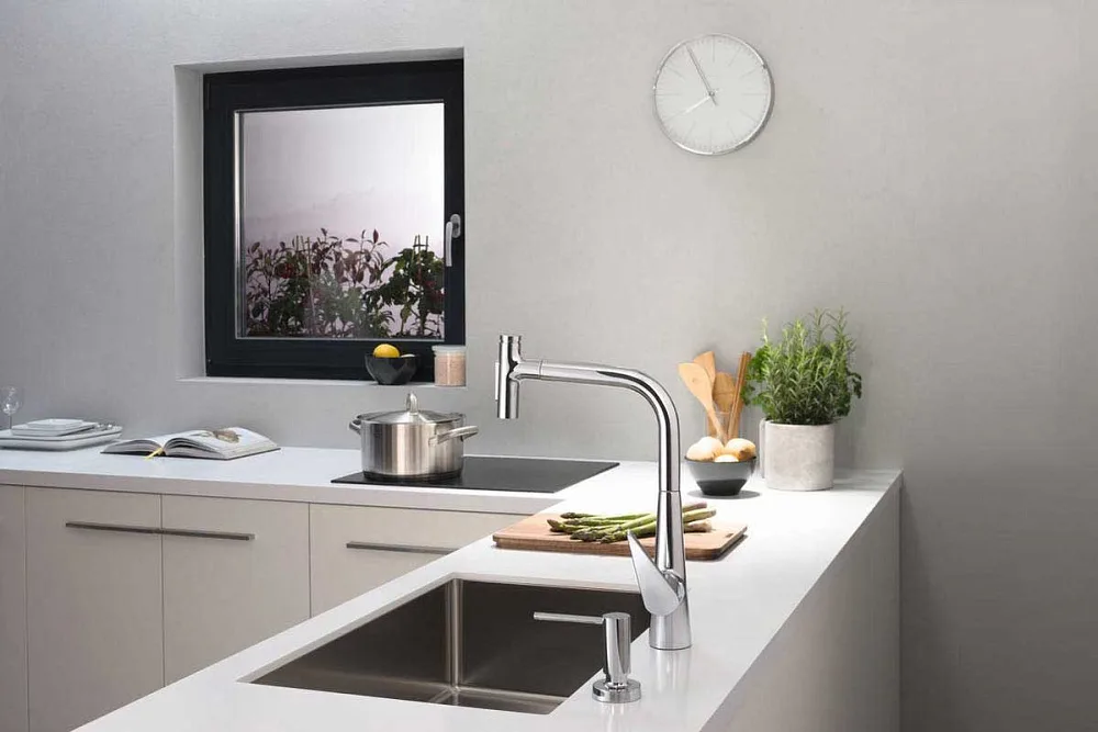 Смеситель для кухни Hansgrohe Talis Select M51 72824000 хром Sancos — официальный сайт