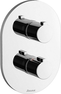 Термостатический смеситель встраиваемый Ravak Chrome CR 067.00 для ванны с душем