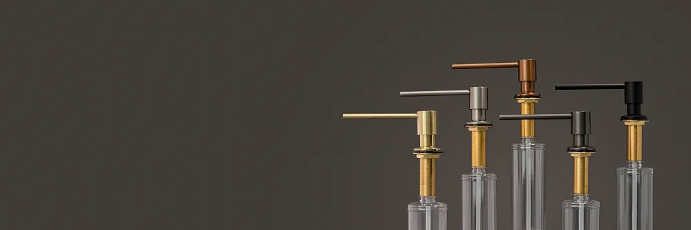 Дозатор для кухонной мойки AltroBagno Flusso AltroBagnoFlusso080501Ni никель Sancos — официальный сайт