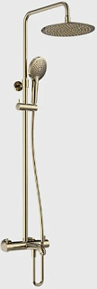 Душевая стойка AQUAme Siena AQM8008GG, золото