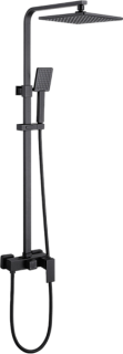 Душевая стойка Abber Daheim AF8220B, черная матовая