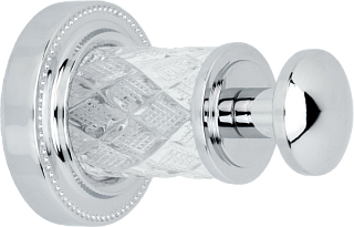 Крючок Boheme Murano Cristal 10906-CRST-СН хром