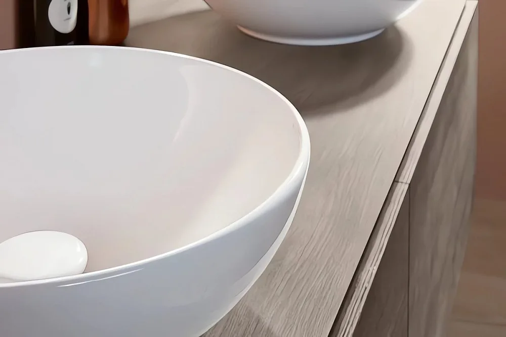 Накладная раковина Villeroy & Boch Loop & friends 4A450001 альпийский белый Sancos — официальный сайт