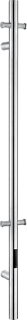 Полотенцесушитель электрический Boheme Uno 726-NB 150x12, nickel brush