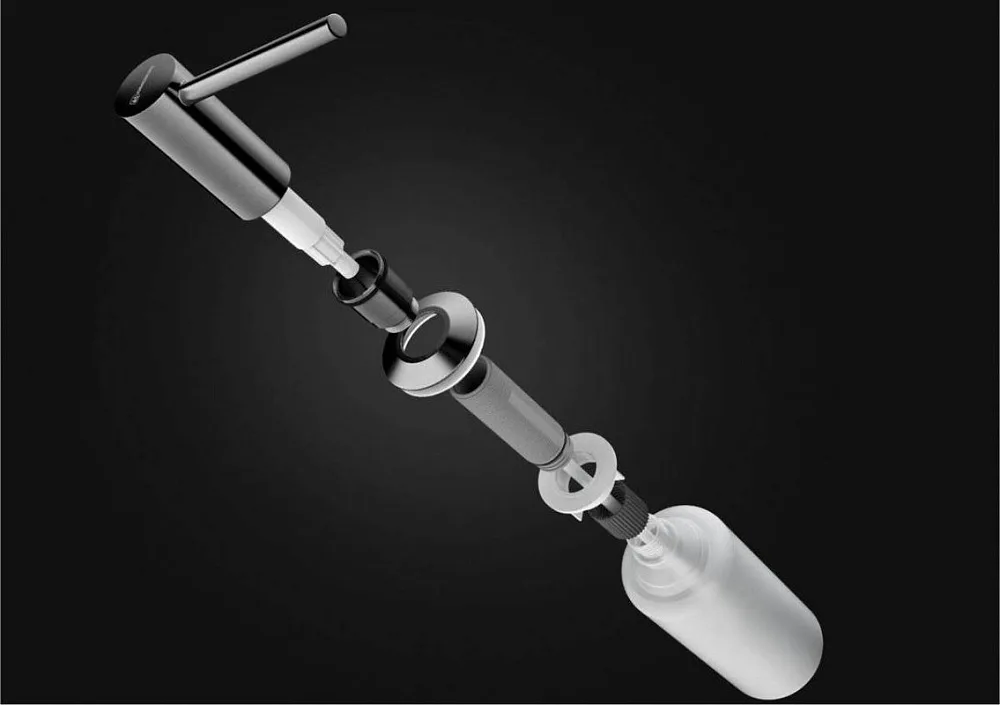 Дозатор для кухонной мойки Omoikiri ОМ-02-AB022 античная латунь Sancos — официальный сайт