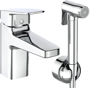 Смеситель для раковины Ideal Standard Ceraplan BD231AA с гигиеническим душем, хром