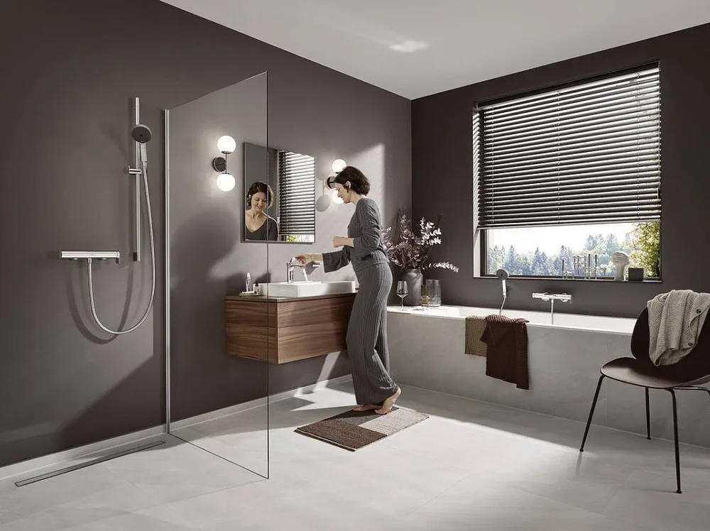 Смеситель для душа Hansgrohe Vivenis 75620000 хром Sancos — официальный сайт