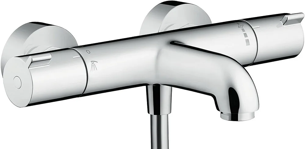 Термостатический смеситель Hansgrohe Ecostat 1001 CL ВМ 13201000, для ванны с душем Sancos — официальный сайт