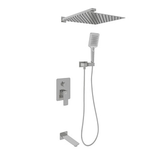 Душевой комплект Oliveeka D OL-88939003-BN С ВНУТРЕННЕЙ ЧАСТЬЮ, никель матовый
