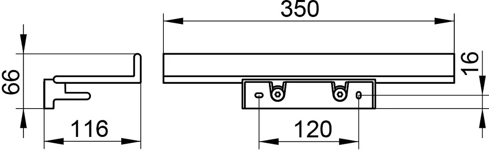 Полка Keuco Reva 12858370000 черная Sancos — официальный сайт