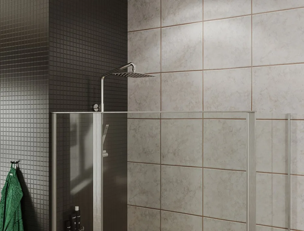 Душевой уголок Allen Brau Priority 120x80, профиль хром, стекло прозрачное Sancos — официальный сайт